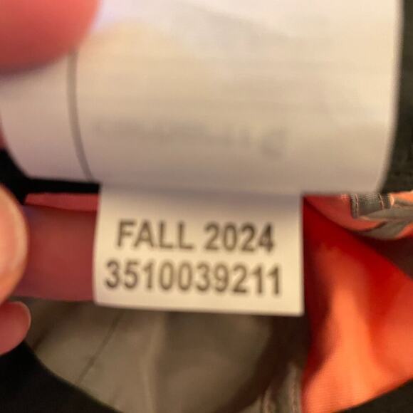 NWT Carhartt Canvas Odessa Baseball Cap / Hat OS/Unisex Pink - Picture 9 of 9